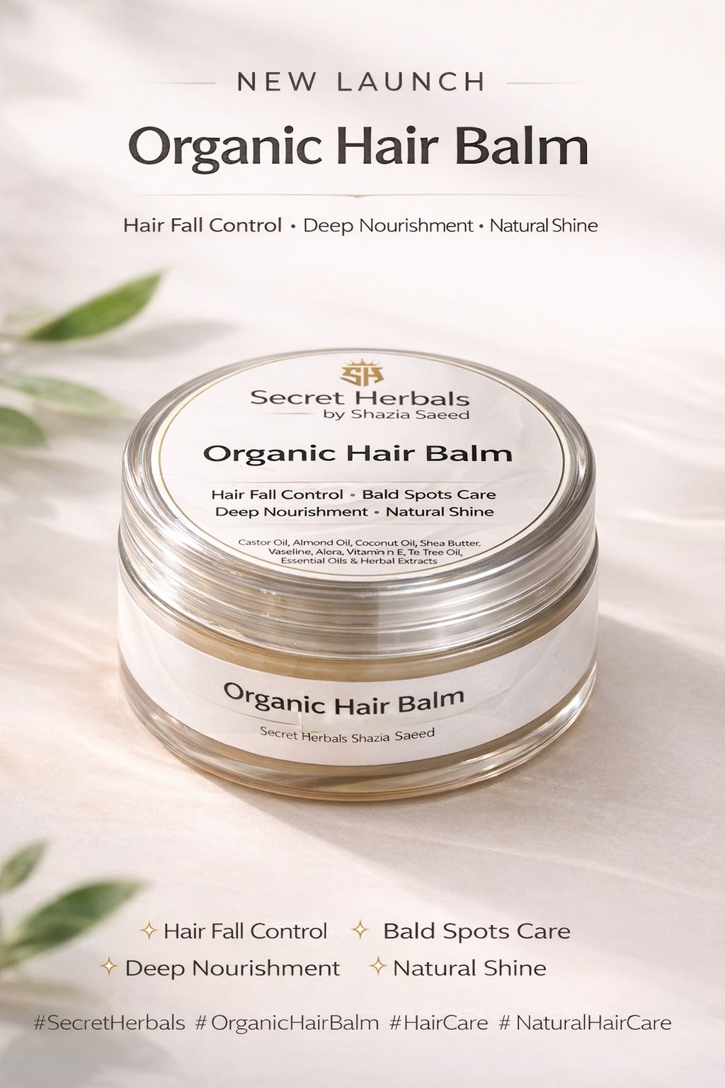 Organic Hair Balm